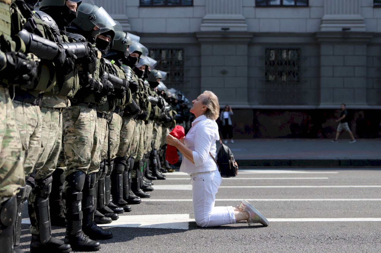 白俄羅斯反對派示威再起 警方逮捕125人