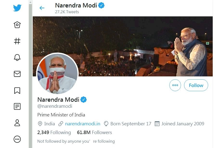推特又傳駭客攻擊 印度總理莫迪帳號遭殃
