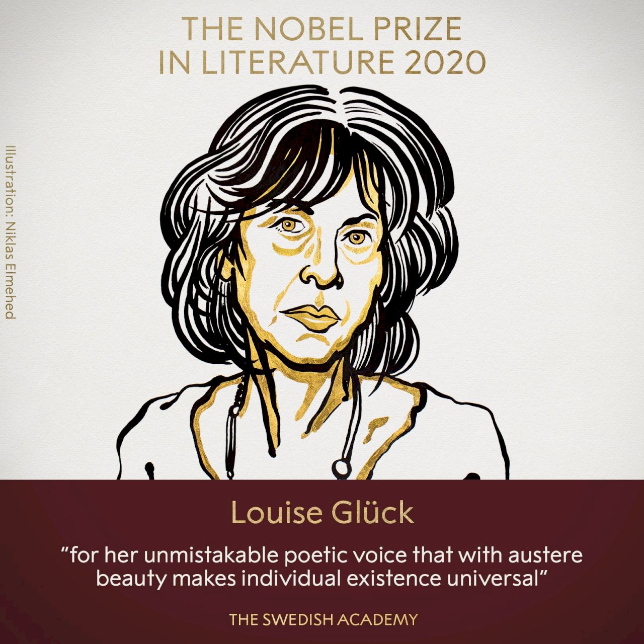 2020年諾貝爾文學獎 美國女詩人葛綠珂摘下桂冠