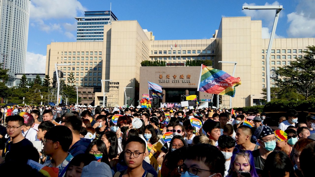 疫情下全球唯一同志大遊行在台北 13萬人上街爭取真正平權