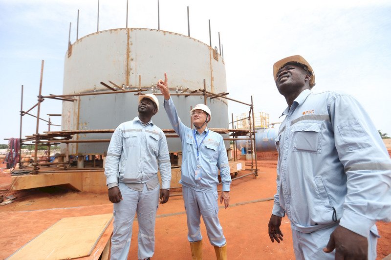 中油於非洲開發的第一船95萬桶原油，預計12月初運回台灣