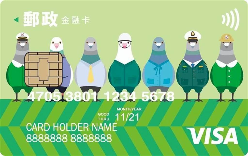 郵政VISA金融卡 11/24變身生活卡