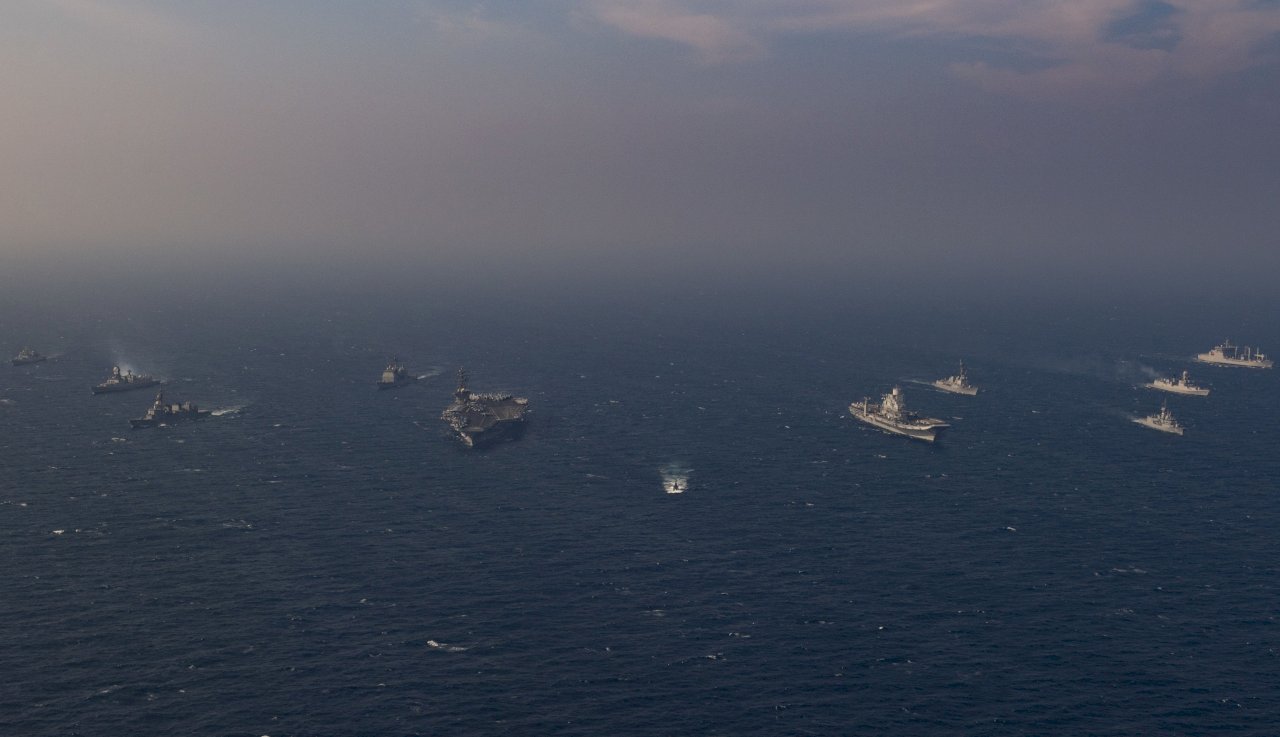反制中國 美印日澳恢復海上聯合軍演