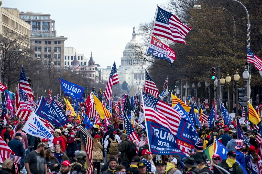 川普支持者全美示威 華盛頓緊張升高