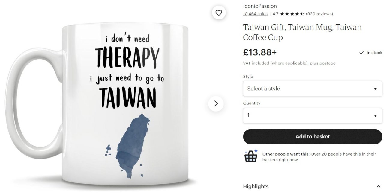 另類肯定！「我不要治療，只需去台灣」外國創意商品熱賣