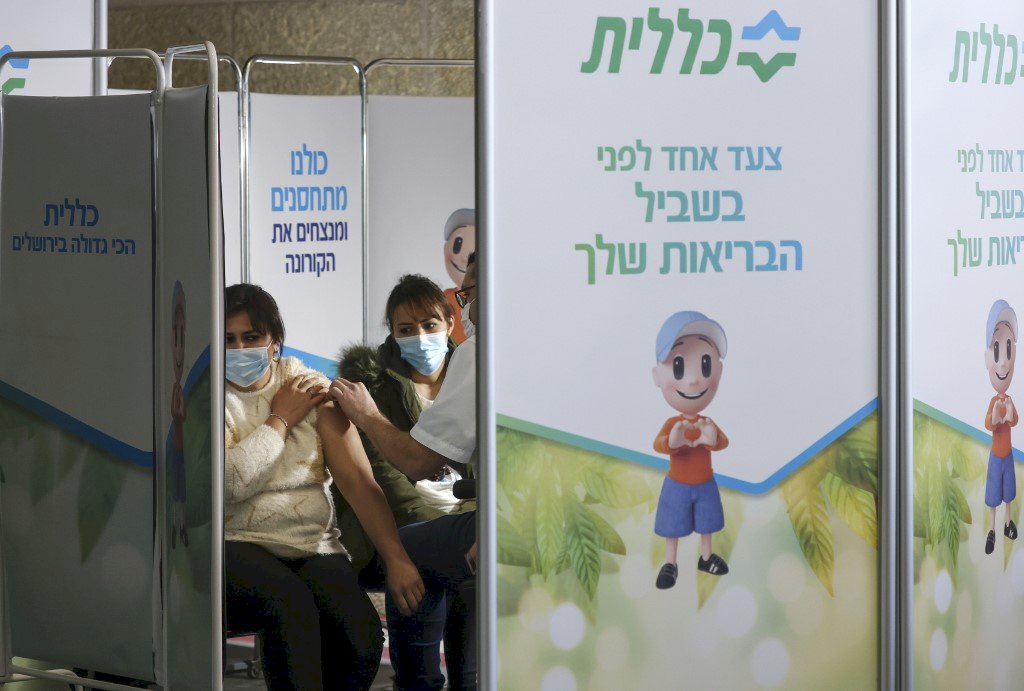 以色列將針對免疫力較弱成人 加打第3劑輝瑞疫苗