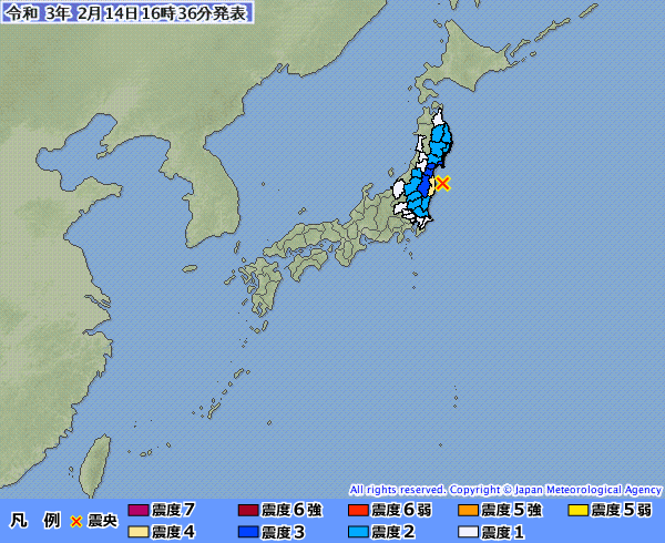 日本福島附近再震規模5.2 尚無傷亡傳出