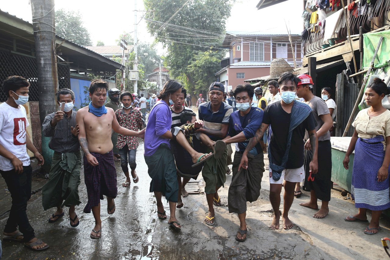 緬甸反政變示威流血! 警方開槍造成2死20傷