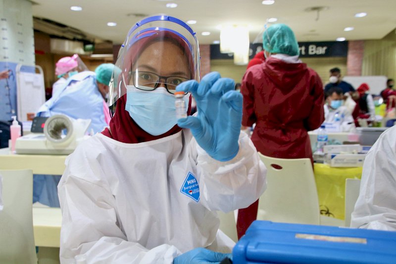 印尼智庫民調：4成民眾不願接種疫苗