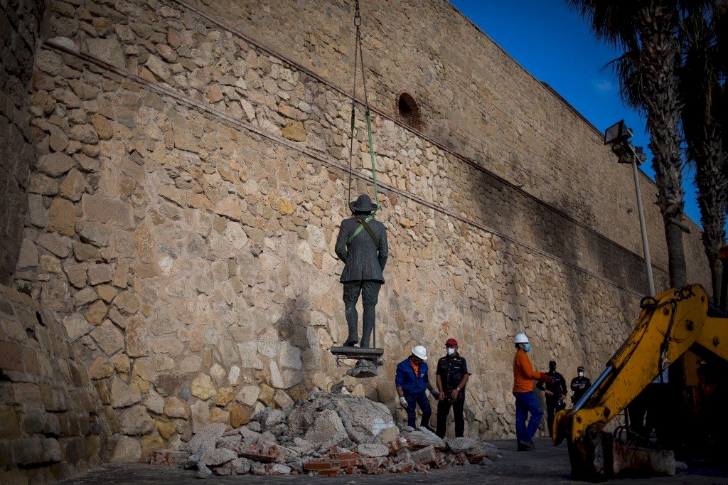 轉型正義 西班牙移除境內最後1座佛朗哥雕像