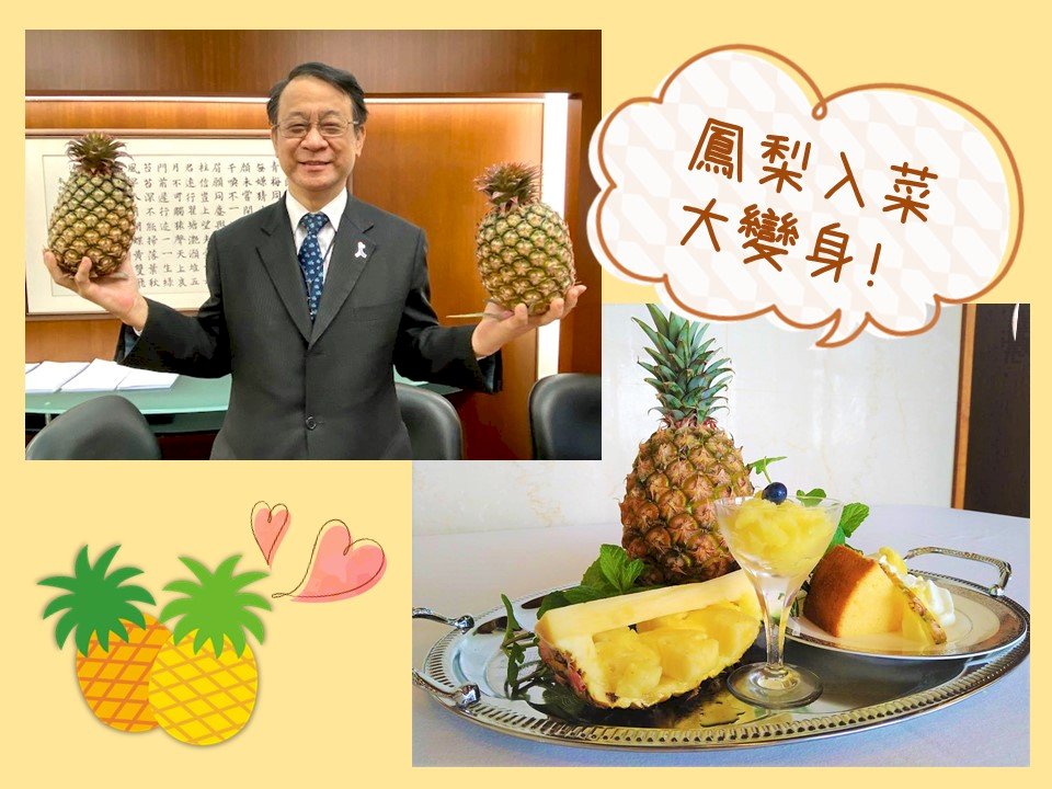 台灣鳳梨好吃是「金」的！日駐台代表推薦