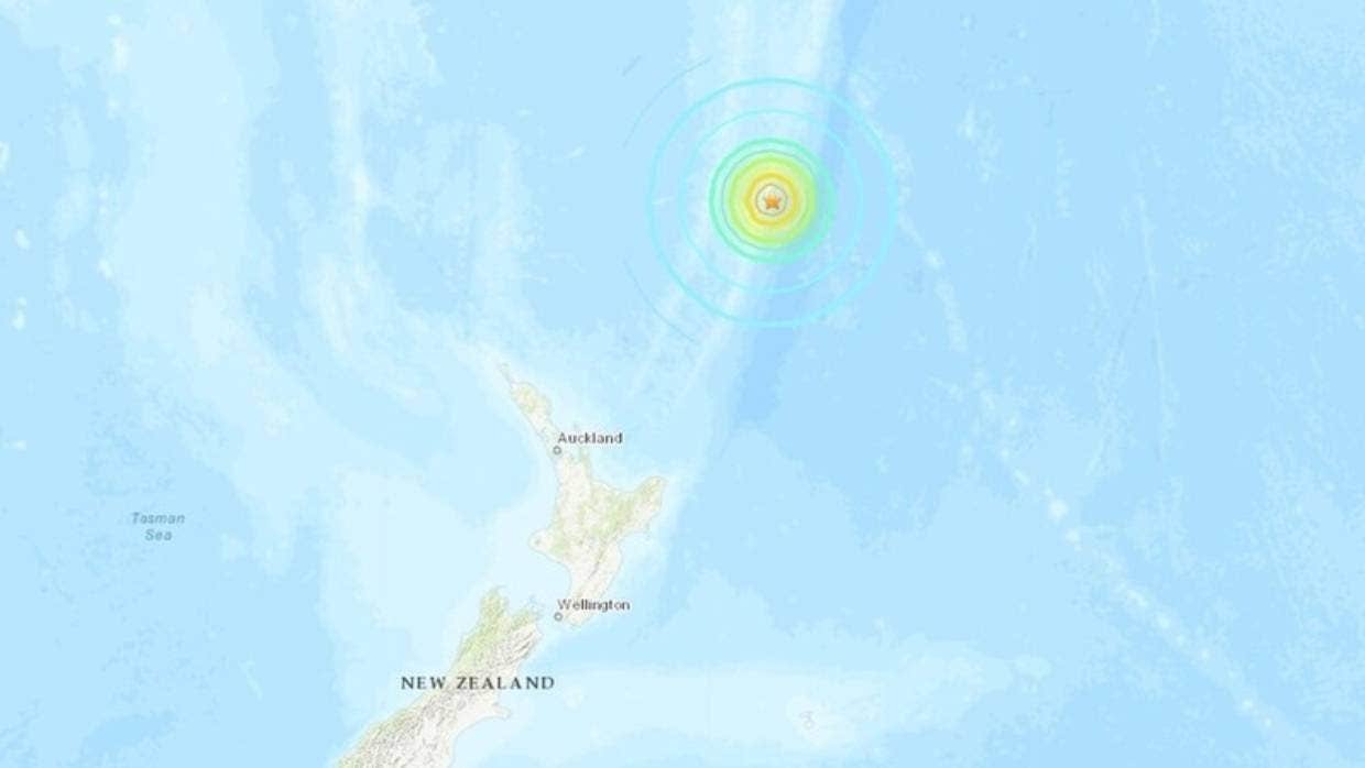 太平洋海嘯中心全區示警 紐西蘭強震後急撤居民