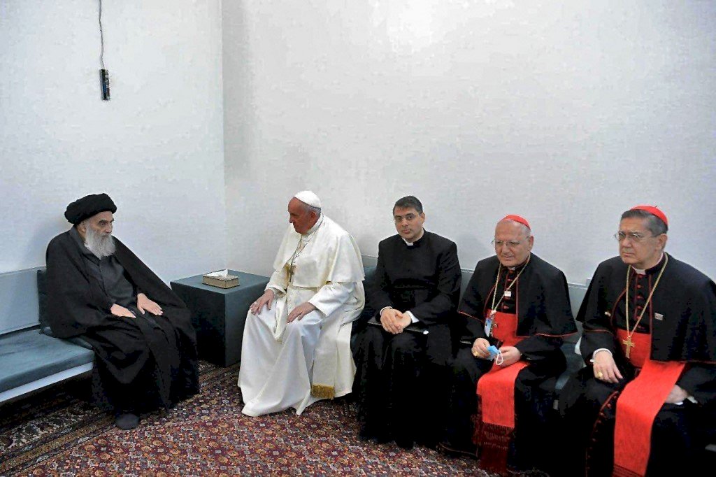 伊拉克什葉派領袖告訴教宗 基督徒公民應生活在和平之中