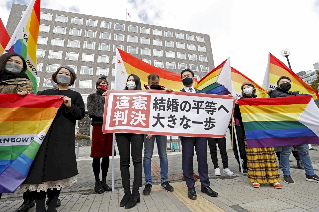 日本法院首度裁定 同性不能結婚違憲