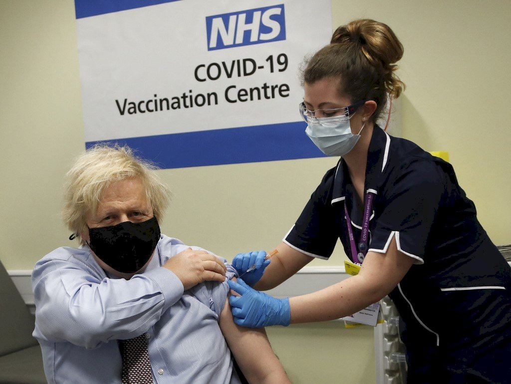 接種疫苗新里程碑 英國逾半成人施打第一劑疫苗