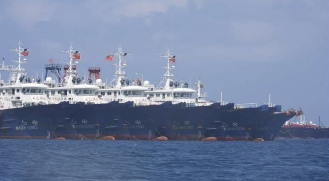南海緊張 菲律賓指控220艘中國船艦現身爭議水域