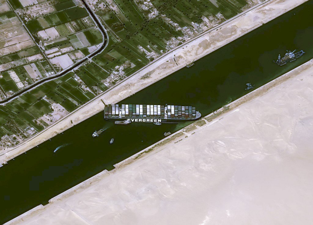 長榮貨輪癱瘓蘇伊士運河運輸 經部強調不影響天然氣進口