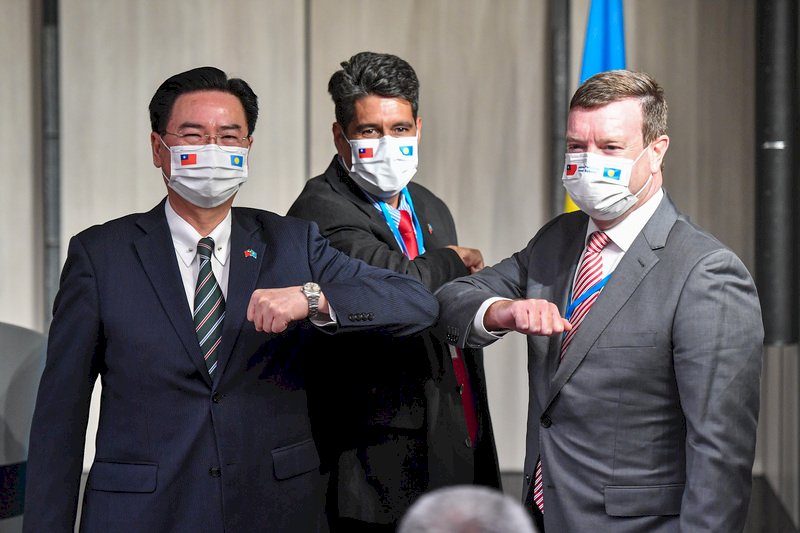 美駐帛琉大使訪台 中方扯「台獨」