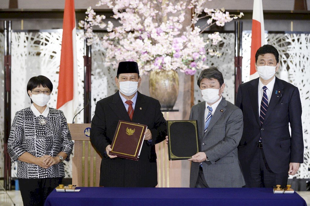劍指中國 日本和印尼誓言加強安保合作