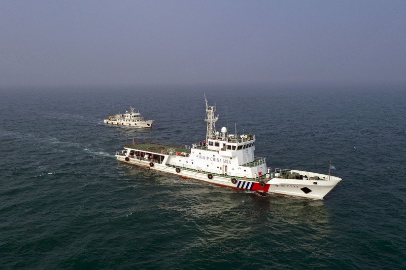 中國海警船2021年接近釣島332天 創次高紀錄