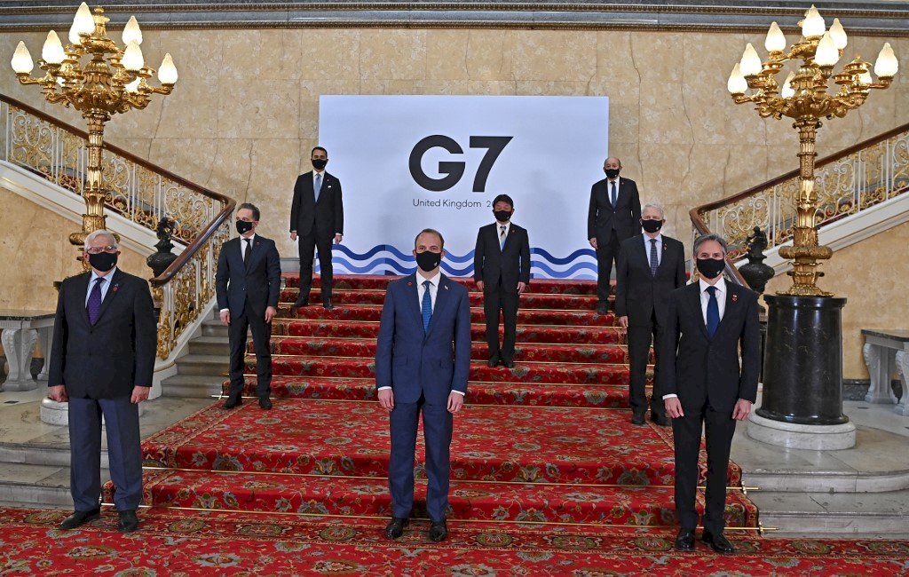 G7外長公報批中國霸凌 挺台灣參與WHO論壇