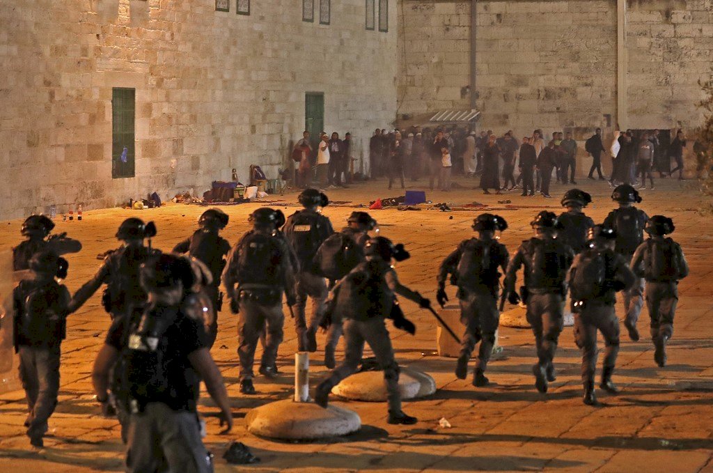 耶路薩冷神聖之夜不平靜 以巴連兩晚爆發警民衝突