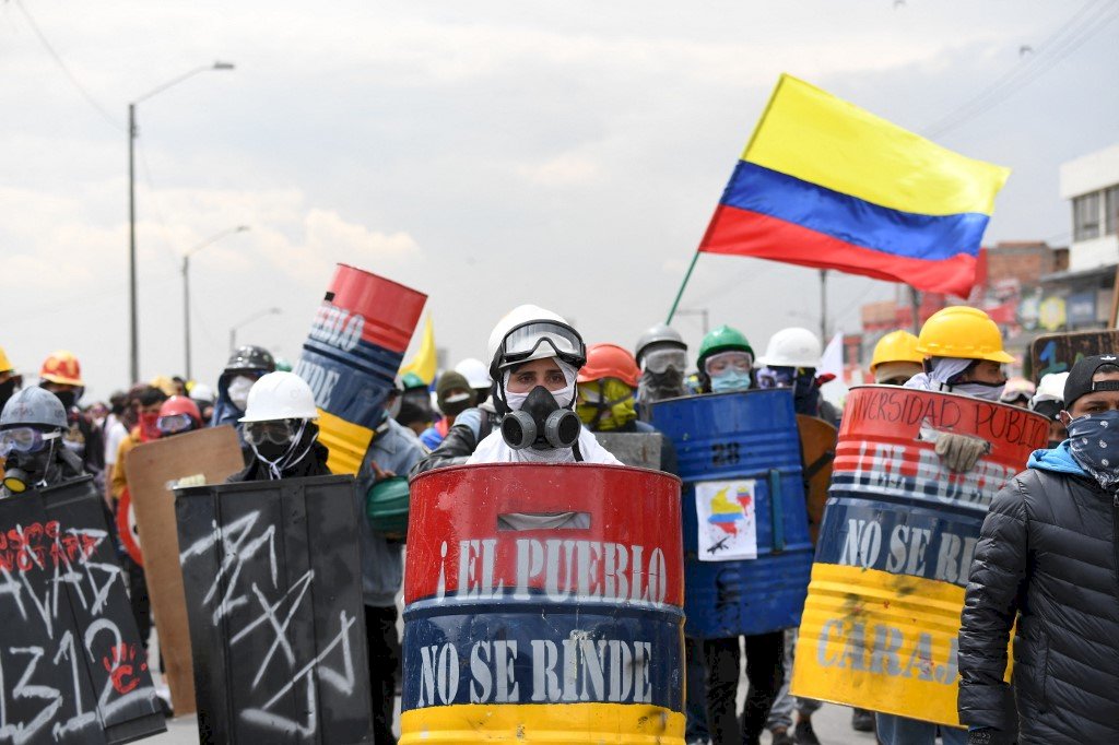 哥倫比亞反政府示威滿月 無平息跡象
