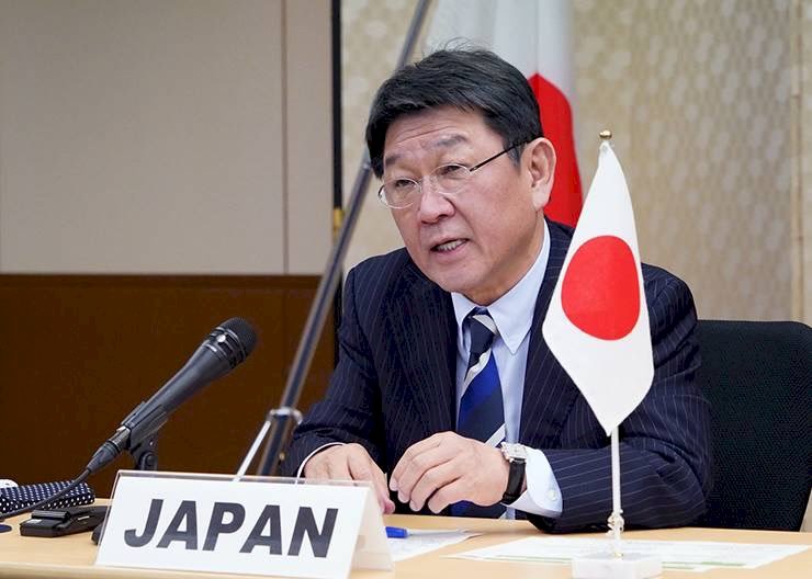 日本外相：日方希望台灣和中國和平解決問題