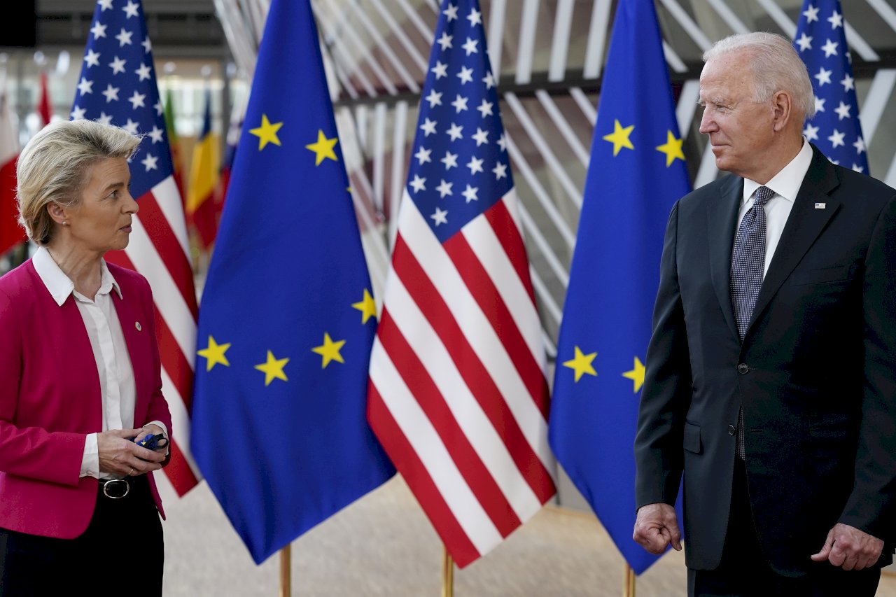 歐盟美國領袖峰會公報 提台海和平重要性