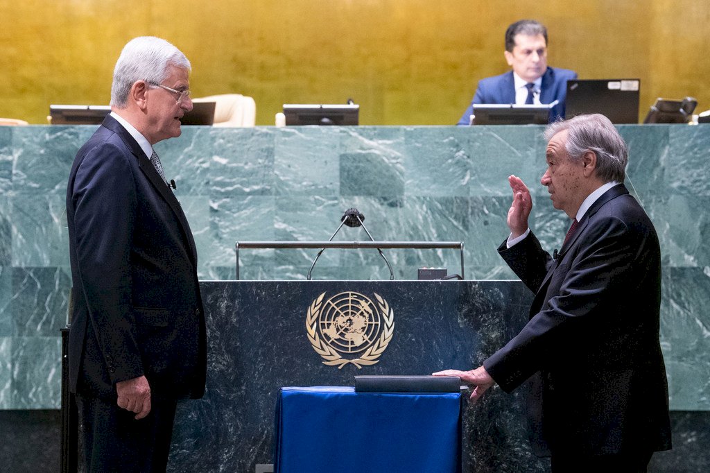 聯合國祕書長古特瑞斯獲續任 誓言記取疫情教訓