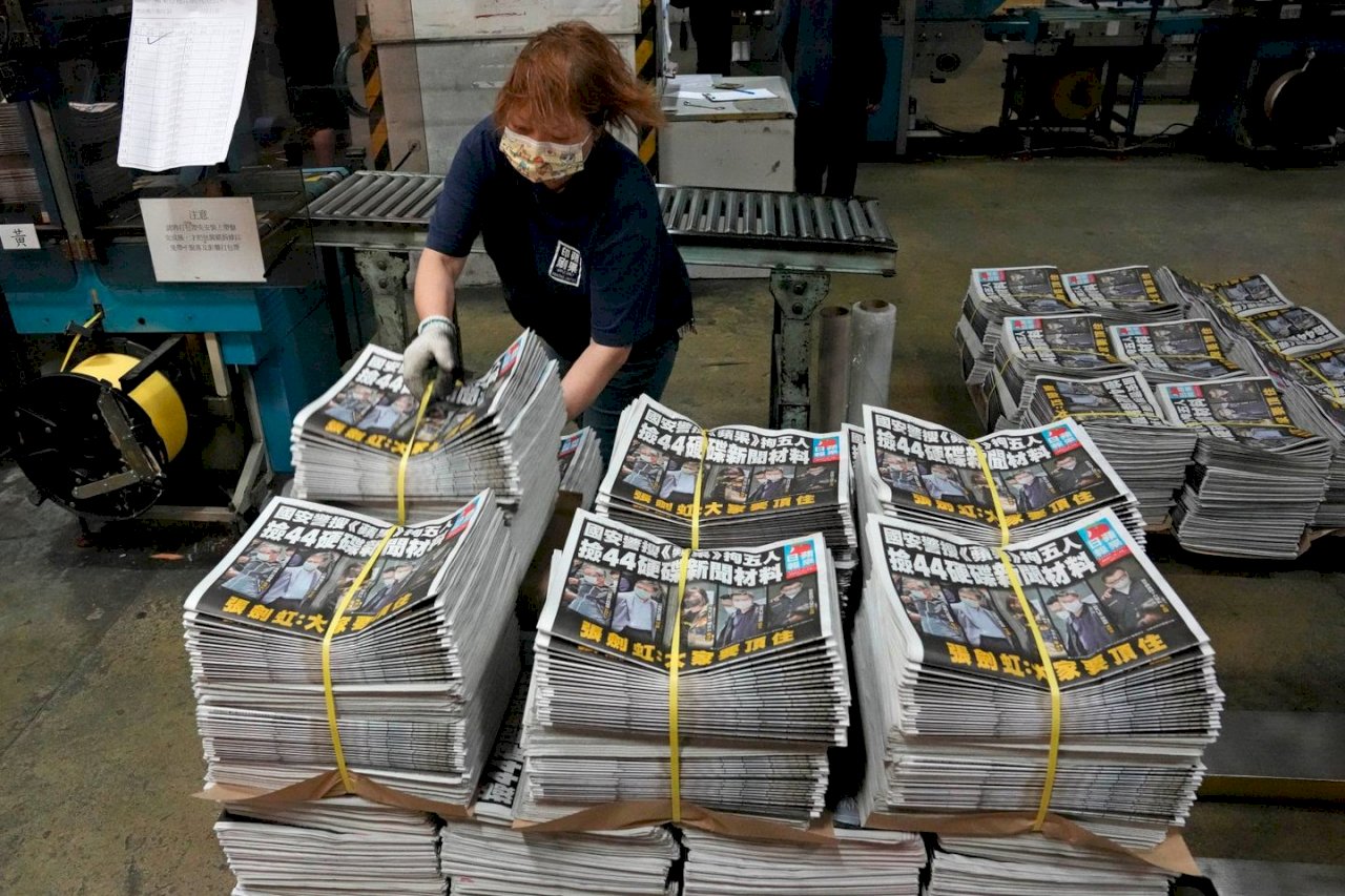 香港蘋果日報預定週五停運 當天出版100萬份