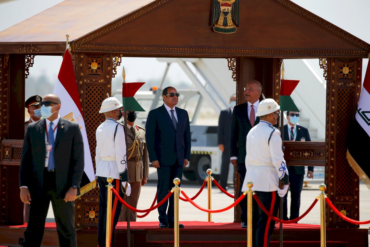 塞西抵巴格達 30年來首訪伊拉克的埃及總統