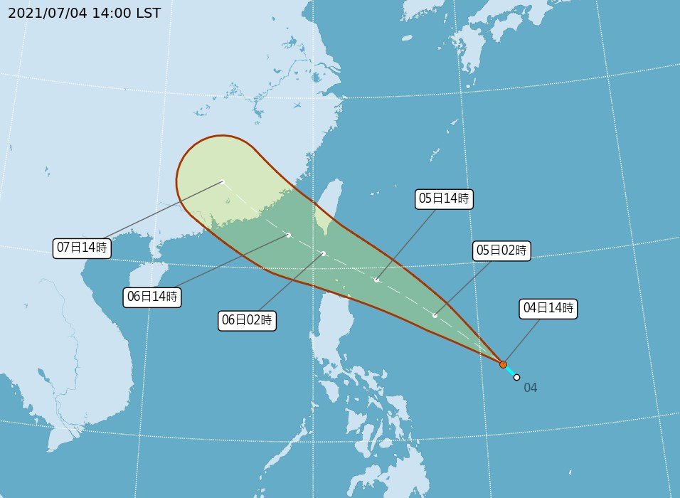 颱風烟花最快5日白天形成 恆春半島防大雨