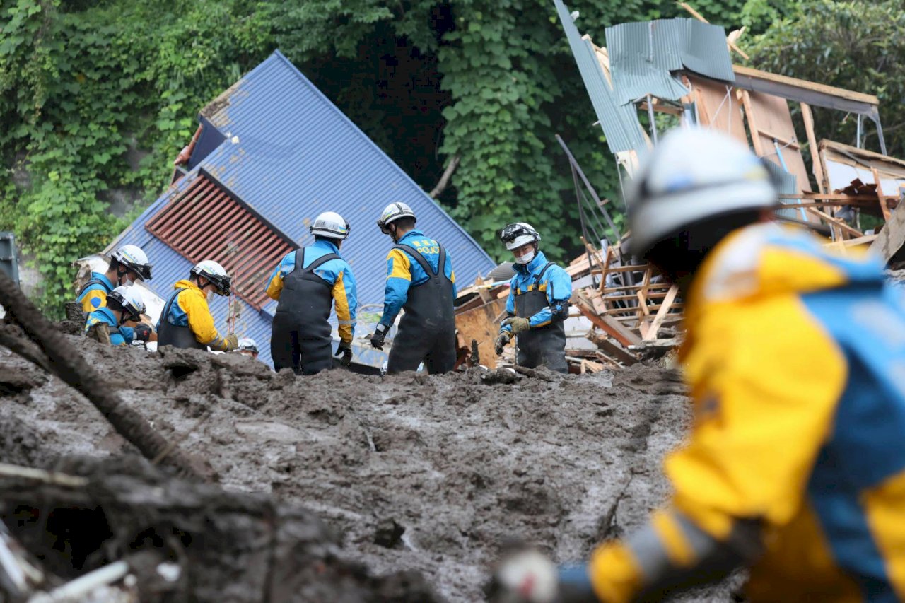 日本熱海市土石流累計3死  113人失聯待確認