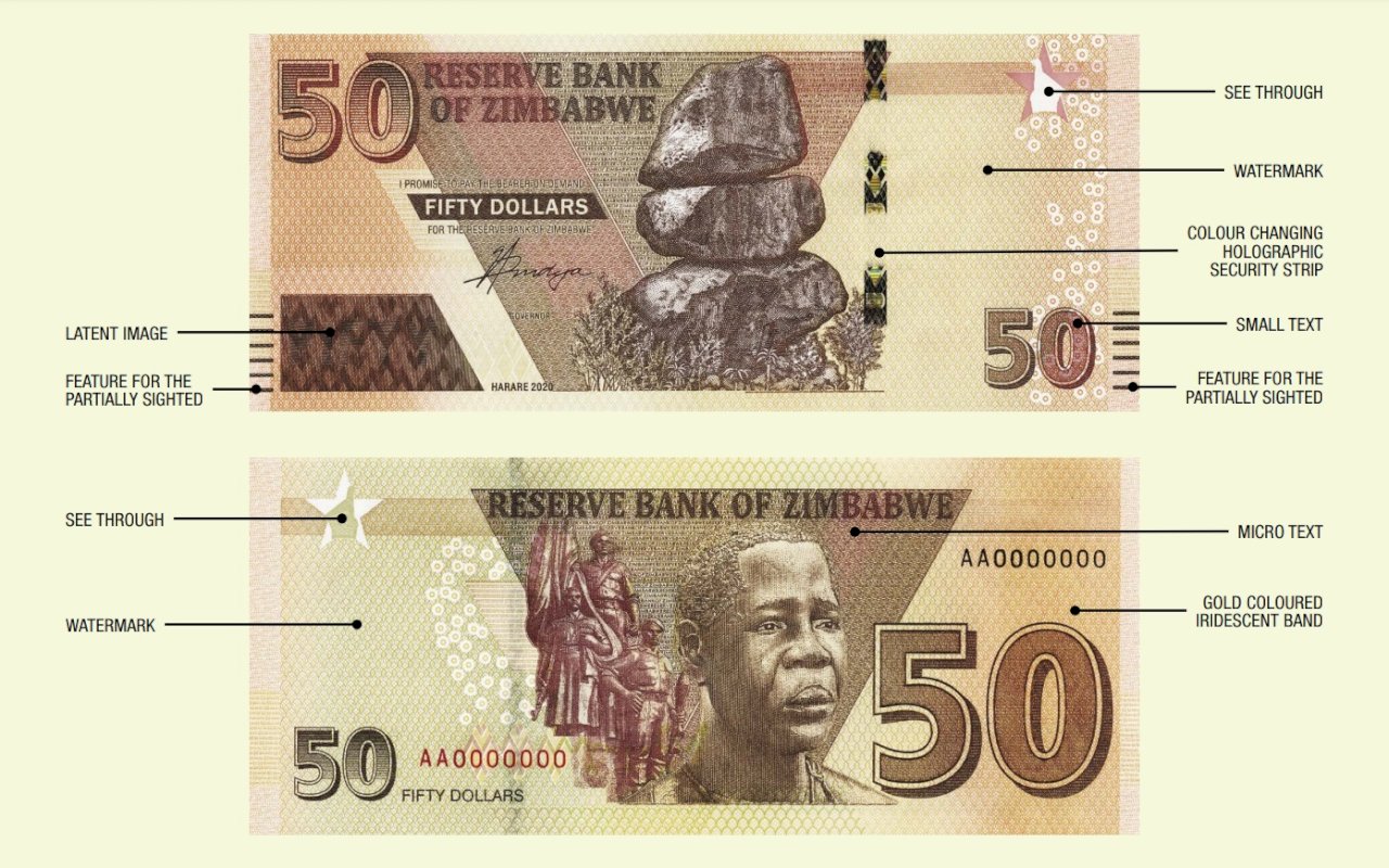 辛巴威發行面額最大紙鈔 只值0.60美元
