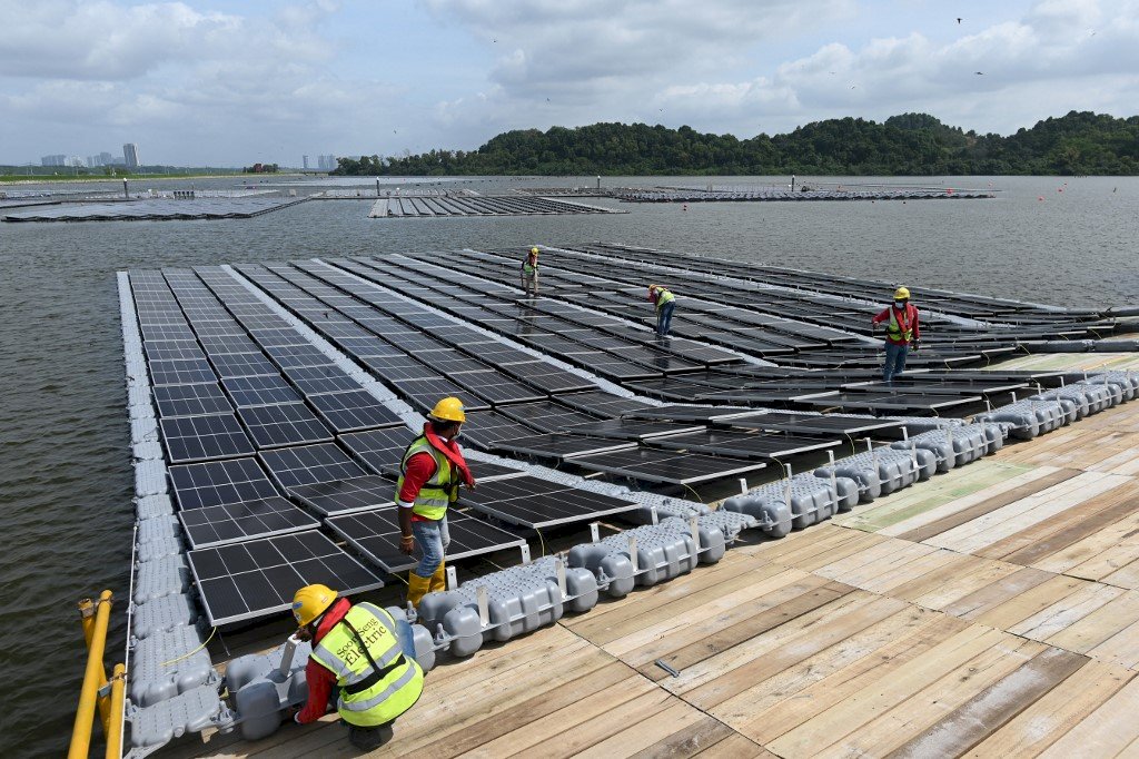 新加坡浮動式太陽能場揭幕 大幅減少碳排