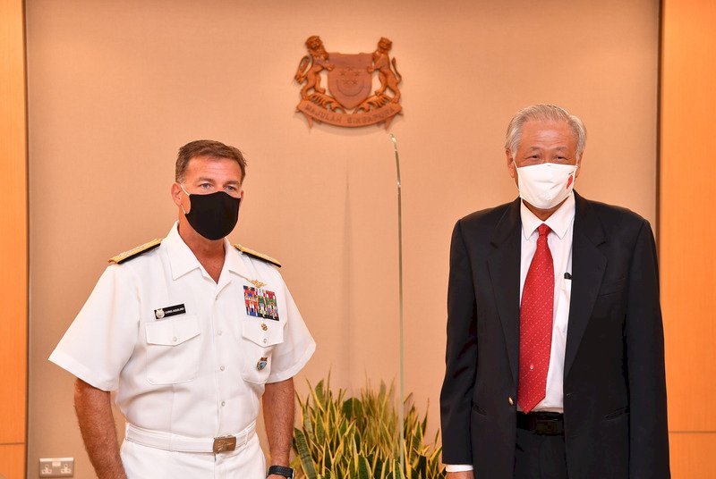 美印太司令訪新加坡 討論加強兩國互信與合作