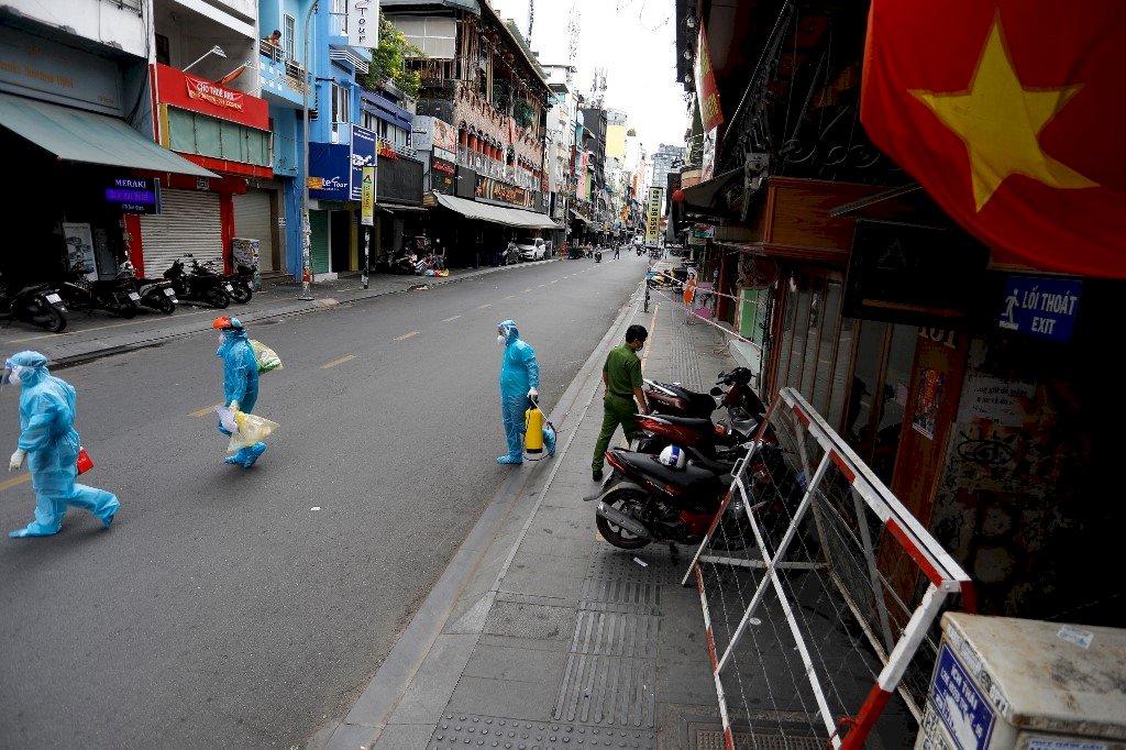 越南對抗嚴峻疫情 胡志明市實施宵禁