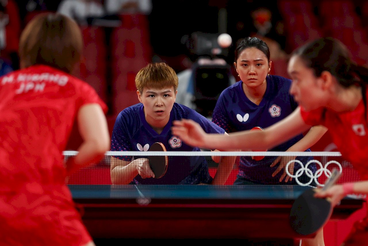 台灣不敵日本 東奧桌球女子團體8強止步