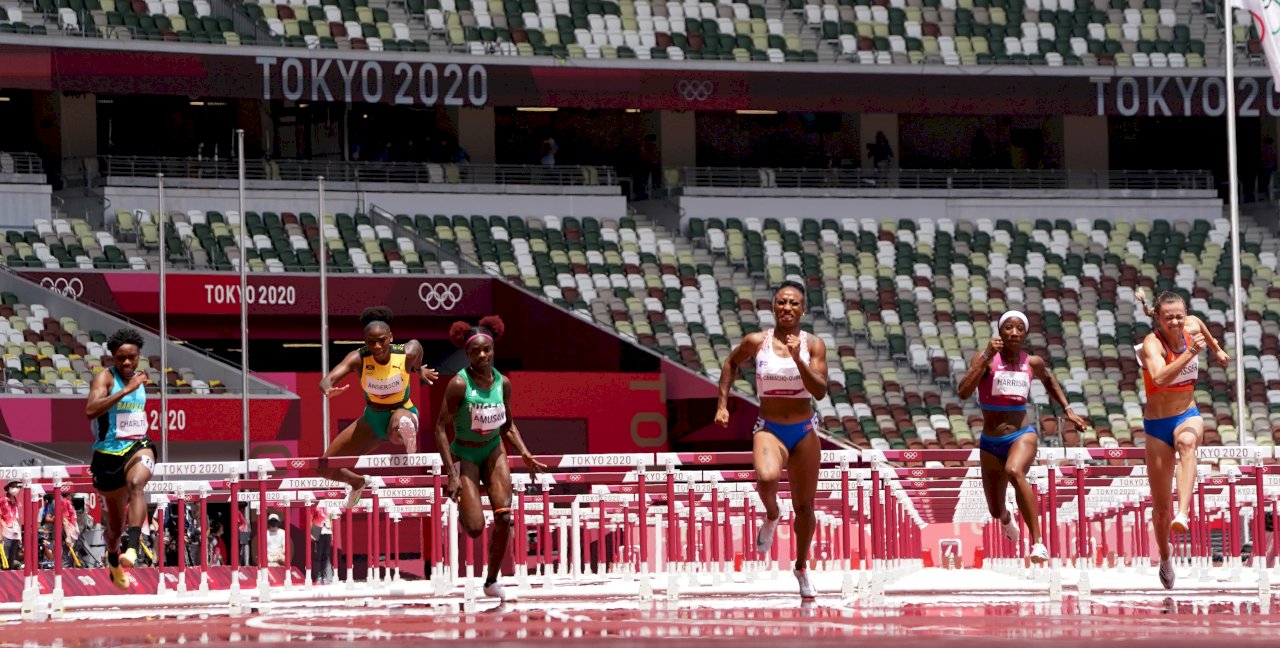 卡馬丘-奎恩贏百米跨欄 奪波多黎各奧運田徑首金