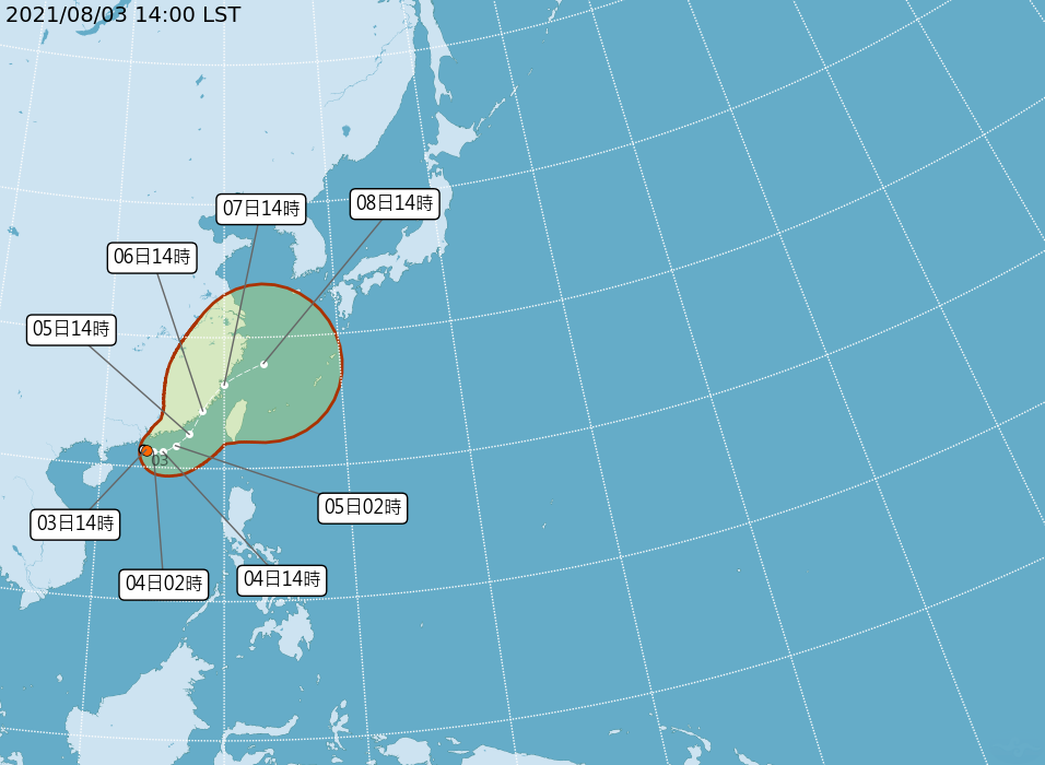 颱風盧碧最快今晚形成  中南部可能局部大雨或豪雨