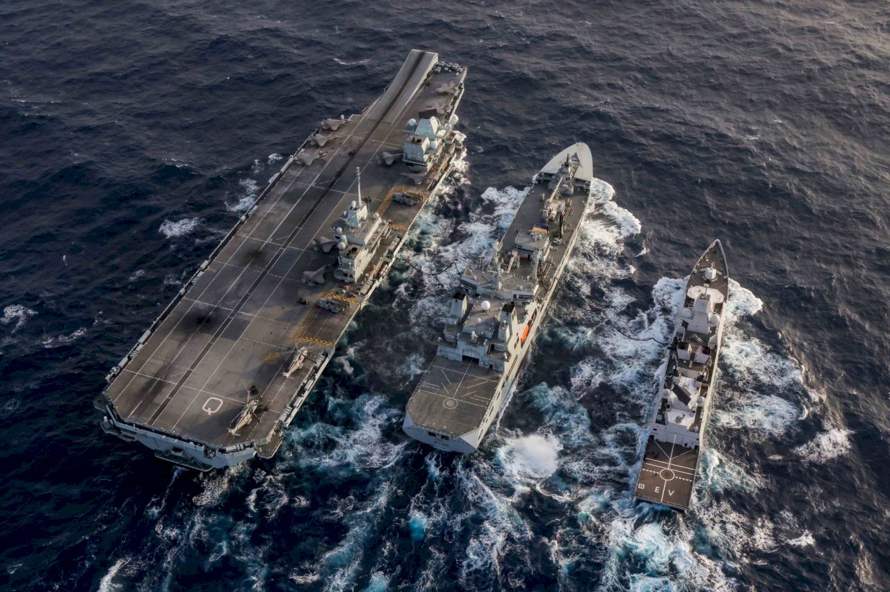 英航艦抵西太平洋  指揮官日、韓語推文凸顯區域合作