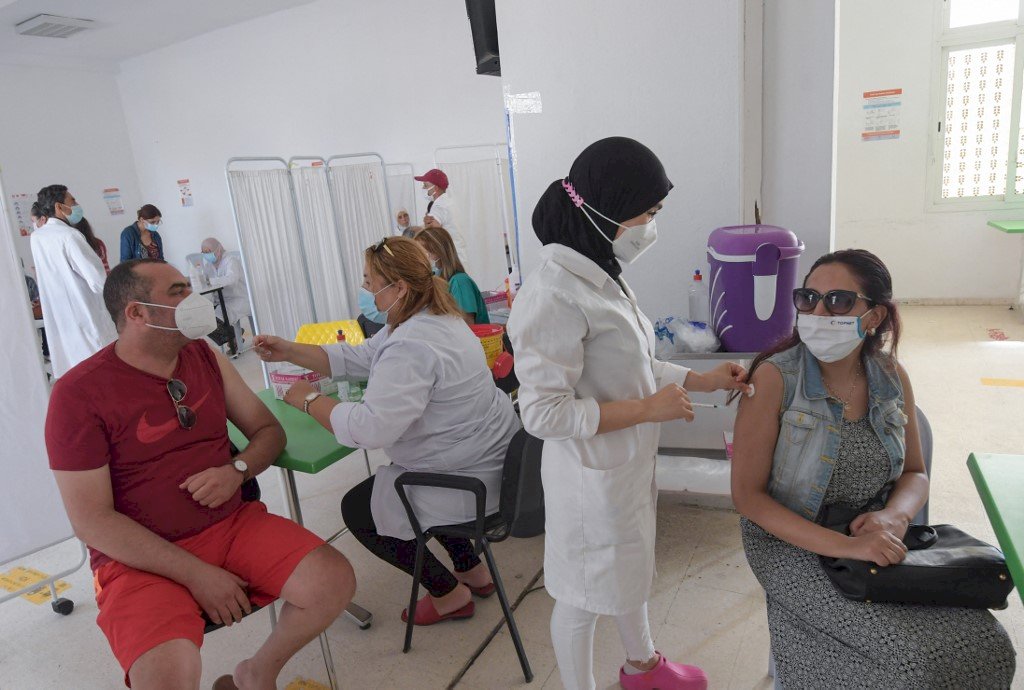 突尼西亞疫苗接種開放日 逾55萬人搶打