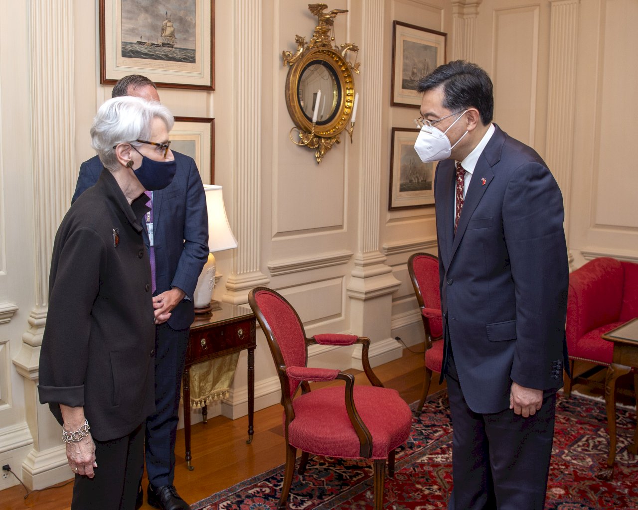 美副國務卿會見中國新駐美大使 願持續對話