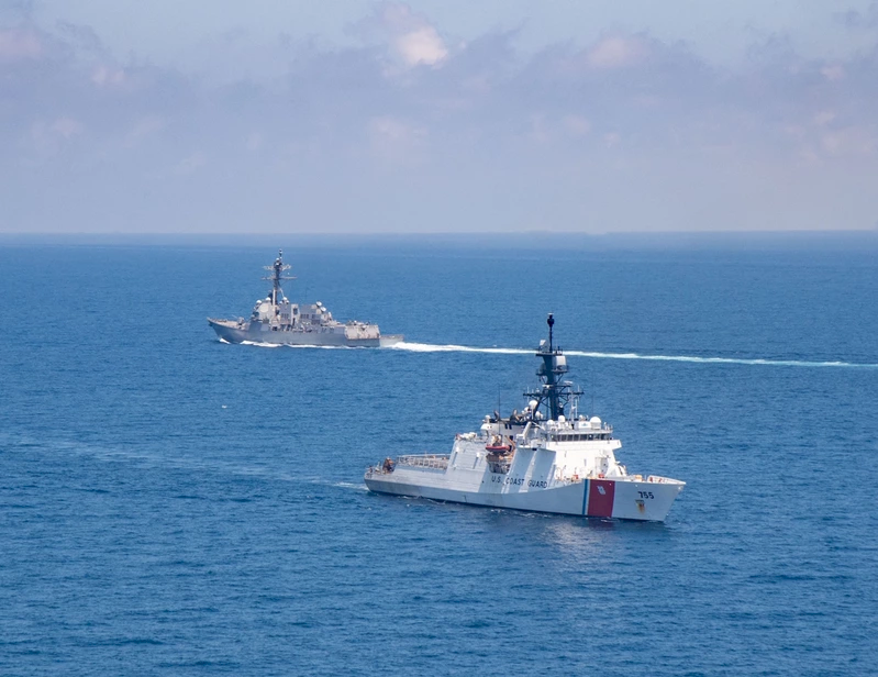 義媒：美軍艦穿越台海顯示護台決心