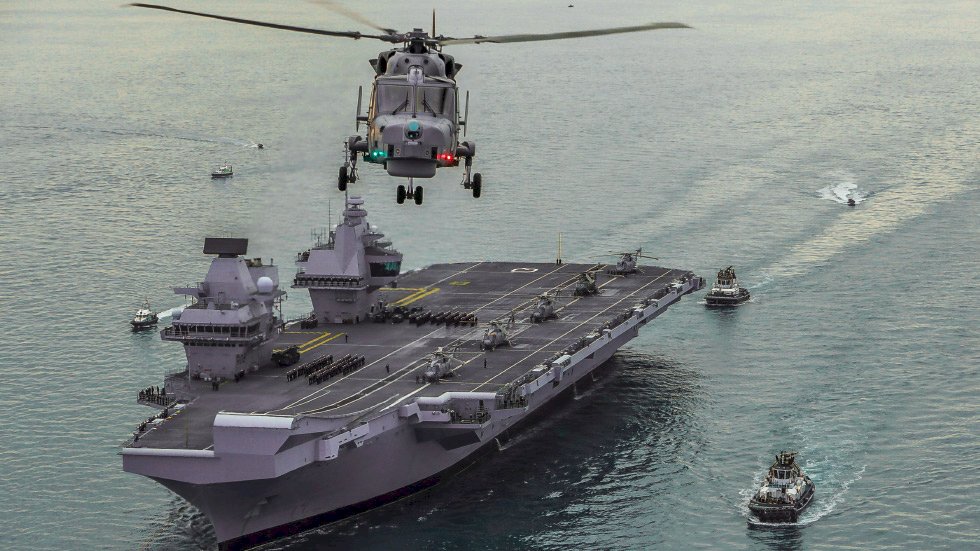 英國新航艦到訪日本 展現對印太安全的承諾