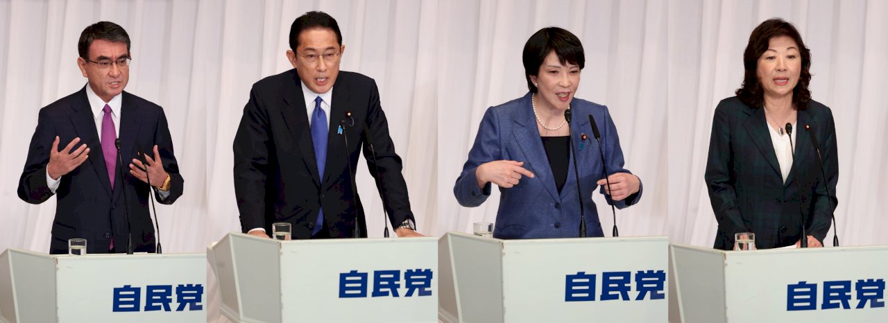日本自民黨總裁選舉開跑 4人鹿死誰手未定之天