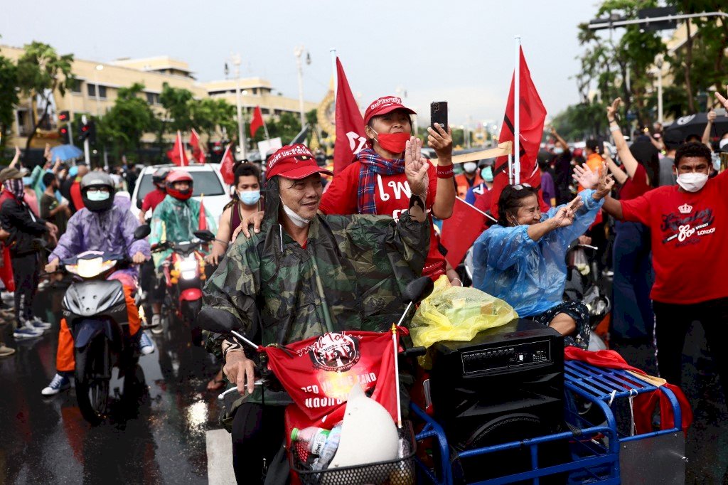 泰國政變週年紀念 抗議者要求帕拉育下台