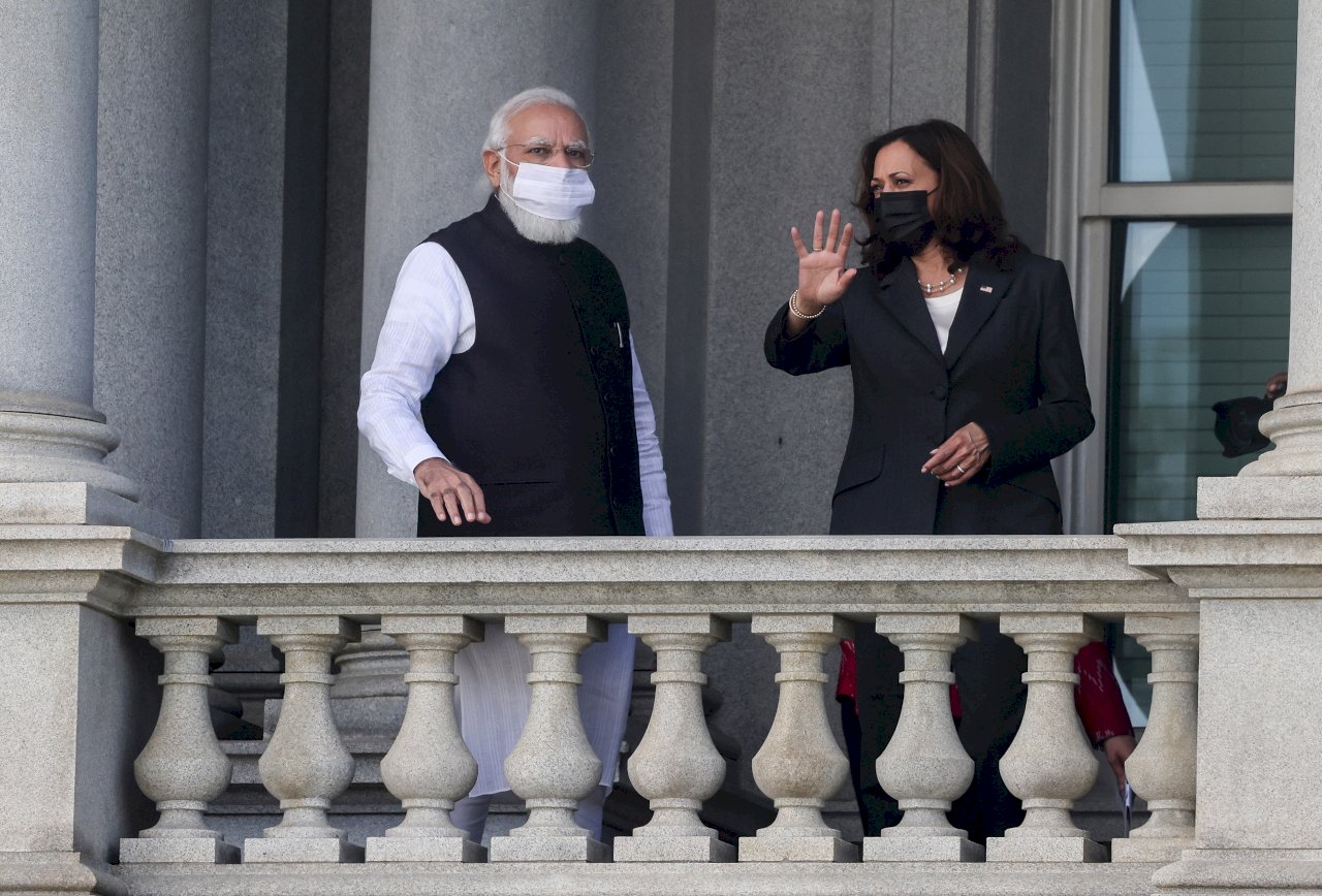 強化與亞洲關係 賀錦麗晤印度總理莫迪