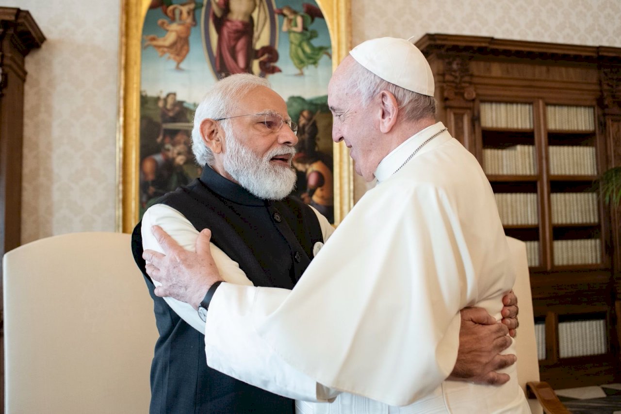 教宗接受莫迪訪印度邀請